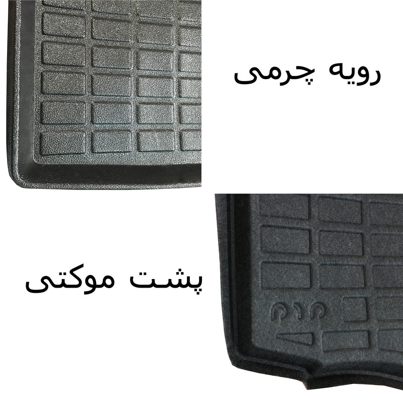 کفپوش سه بعدی خودرو بابل کارپت مدل چرمی سوپر مناسب برای تارا به همراه کفپوش صندوق خودرو
